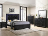 Micah Black Dresser - Gate FurnitureDresser
