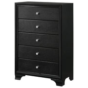 Micah Black LED Panel Bedroom Set - Gate FurnitureBedroom Set