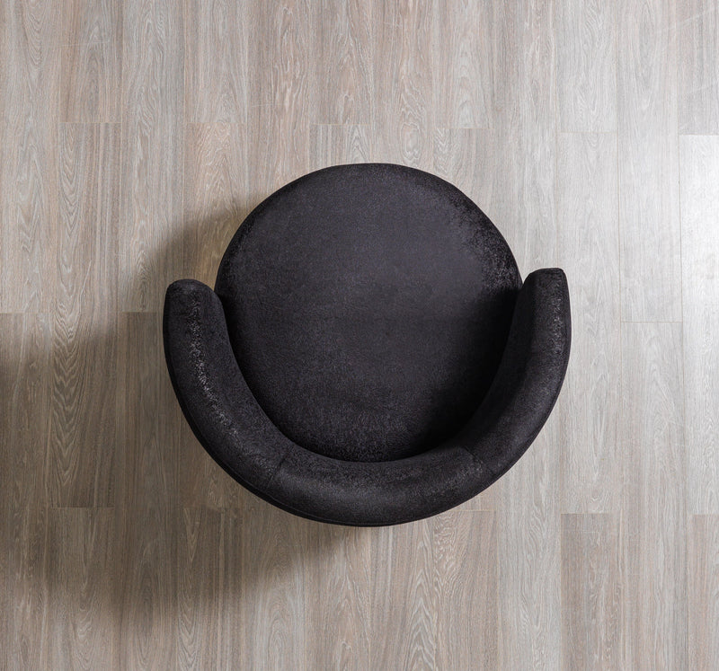 Michelle Black Velvet Chair - MICHELLE BK-CH