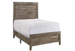 Millie Brown Twin Panel Bed - B9200-T-BED - Gate Furniture