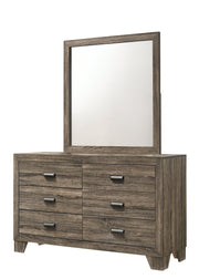 Millie Brownish Gray Panel Bedroom Set - Gate FurnitureBedroom Set