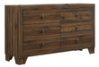 Millie Cherry Brown Dresser - B9250-1 - Gate Furniture
