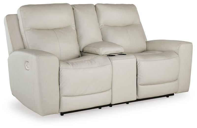Mindanao Power Reclining Loveseat with Console - Gate FurniturePower Reclining Loveseat