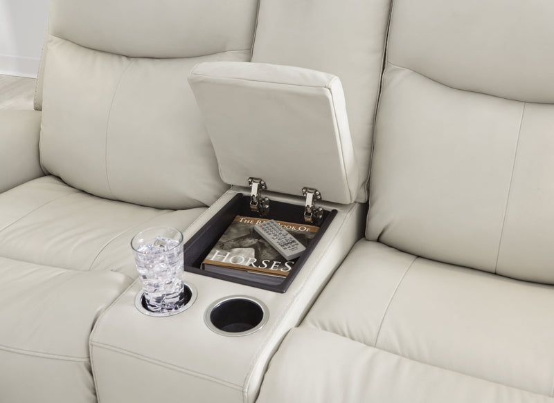 Mindanao Power Reclining Loveseat with Console - Gate FurniturePower Reclining Loveseat