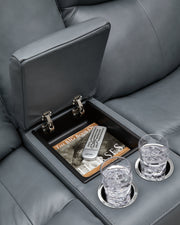 Mindanao Power Reclining Loveseat with Console - Gate FurniturePower Reclining Loveseat