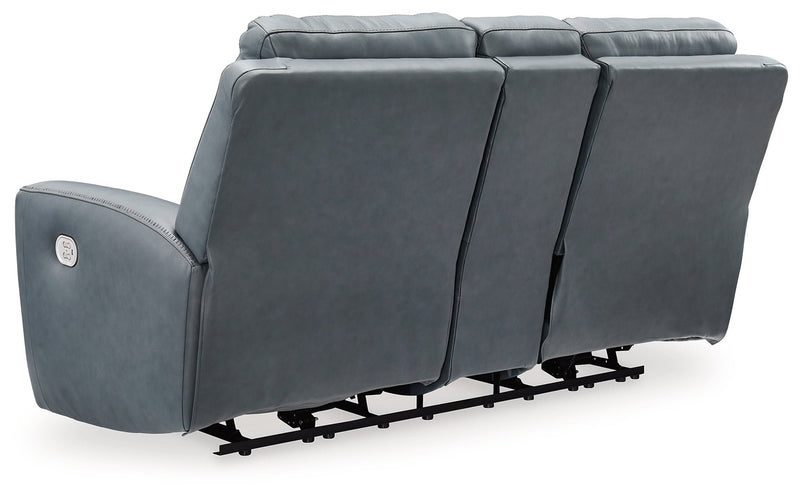 Mindanao Power Reclining Loveseat with Console - Gate FurniturePower Reclining Loveseat