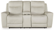 Mindanao Power Reclining Loveseat with Console - Gate FurniturePower Reclining Loveseat