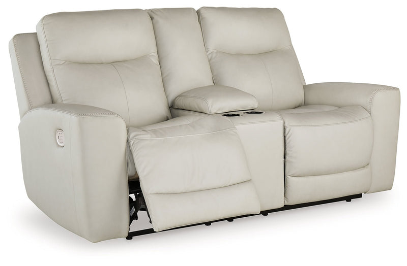 Mindanao Power Reclining Loveseat with Console - Gate FurniturePower Reclining Loveseat