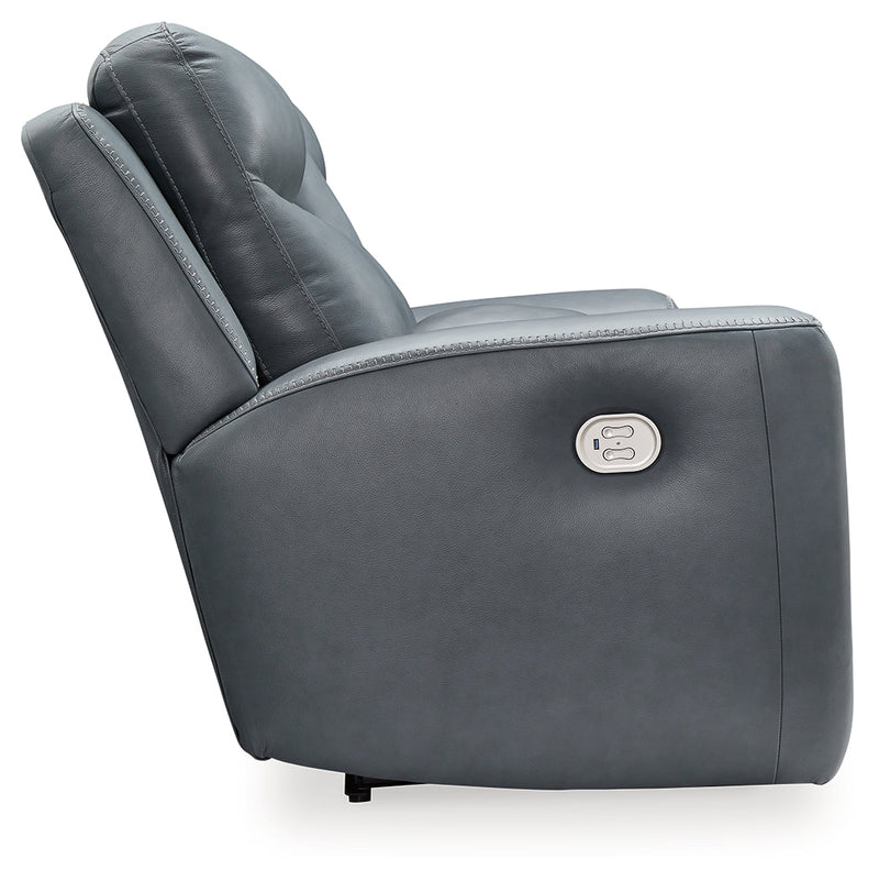 Mindanao Power Reclining Loveseat with Console - Gate FurniturePower Reclining Loveseat