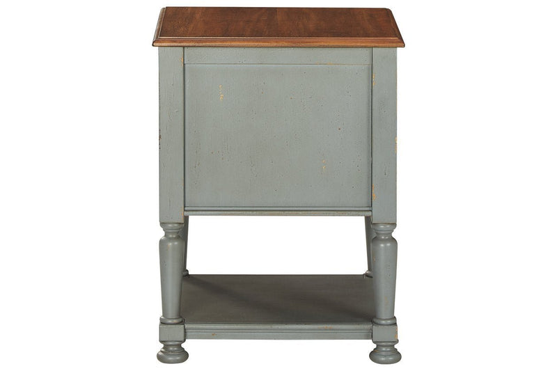 Mirimyn Gray/Brown Accent Cabinet - Gate FurnitureCabinet
