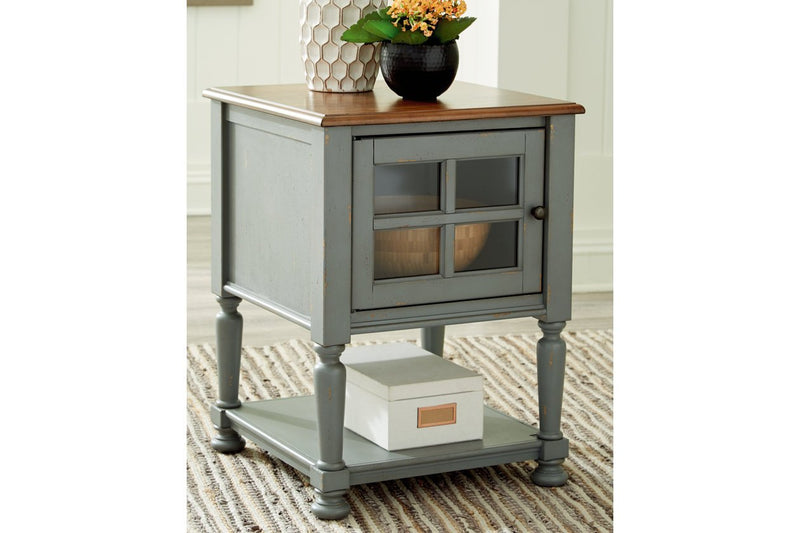 Mirimyn Gray/Brown Accent Cabinet - Gate FurnitureCabinet