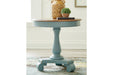 Mirimyn Teal/Brown Accent Table - A4000379 - Gate Furniture