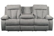 Mitchiner Fog Reclining Sofa with Drop Down Table - Gate FurnitureReclining Sofa