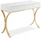 Monroe Vanity | Desk | Console Table Gold - 461-T