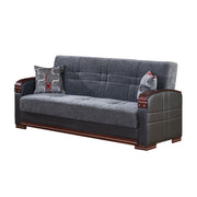 Montana 89 in. Convertible Sleeper Sofa in Gray with Storage - Gate FurnitureSleeper Sofa