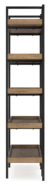Montia Light Brown 76" Bookcase - H632-70