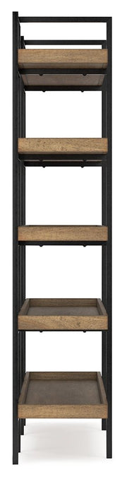 Montia Light Brown 76" Bookcase - H632-70