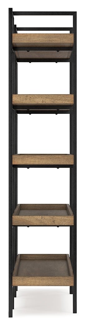 Montia Light Brown 76" Bookcase - H632-70