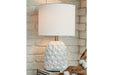 Moorbank White Table Lamp - L180064 - Gate Furniture