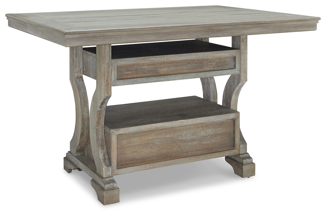 Moreshire Counter Height Dining Table - D799-32 - Gate Furniture
