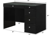 Morgan Black Vanity small - Gate FurnitureVanity