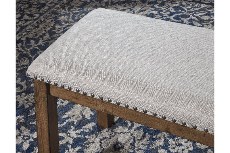 Moriville Beige Dining Bench - Gate FurnitureAccent Bench