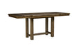 Moriville Grayish Brown Counter Height Dining Extension Table - D631-32 - Gate Furniture