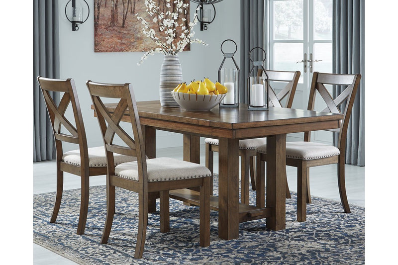 Moriville Grayish Brown Dining Extension Table - Gate FurnitureDining Table