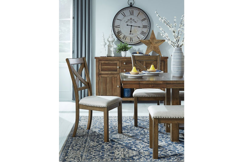 Moriville Grayish Brown Dining Extension Table - Gate FurnitureDining Table