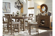 Moriville Grayish Brown Dining Server - Gate FurnitureCabinet