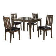 Mosely Brown Cherry 5 - Piece Dining Set - Gate FurnitureDining Room Set
