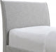 Myles Linen Textured Fabric Twin Trundle Twin Trundle Bed Grey - B1261Grey-T