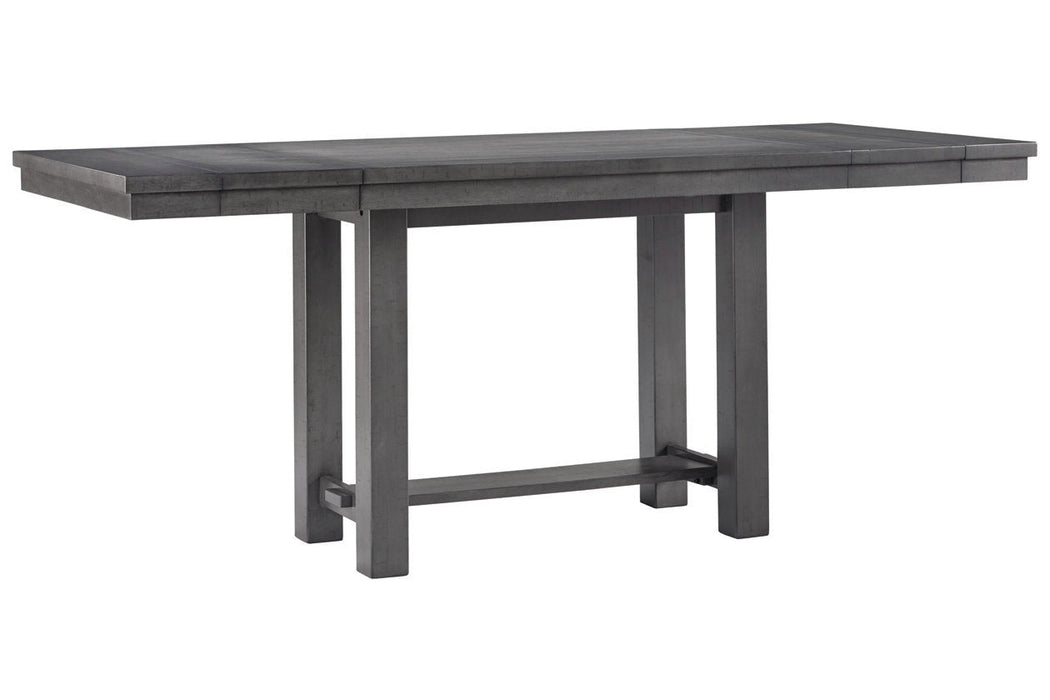 Myshanna Gray Counter Height Dining Extension Table - D629-32 - Gate Furniture