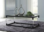 Nallynx Metallic Gray Coffee Table - T197-1 - Gate Furniture
