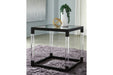 Nallynx Metallic Gray End Table - T197-2 - Gate Furniture