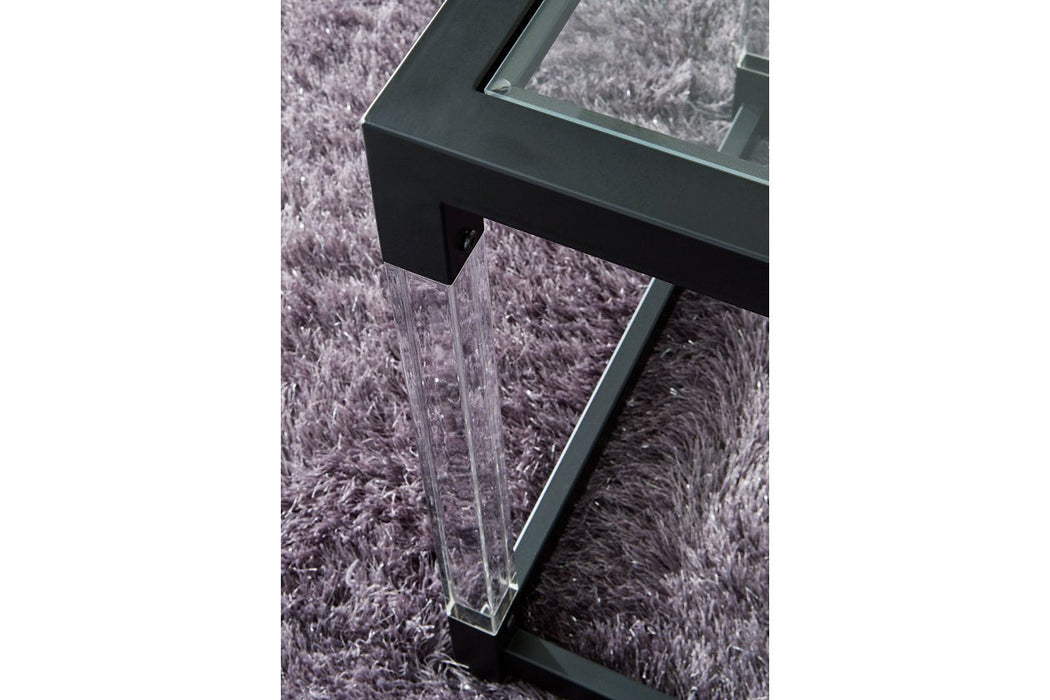 Nallynx Metallic Gray End Table - T197-2 - Gate Furniture