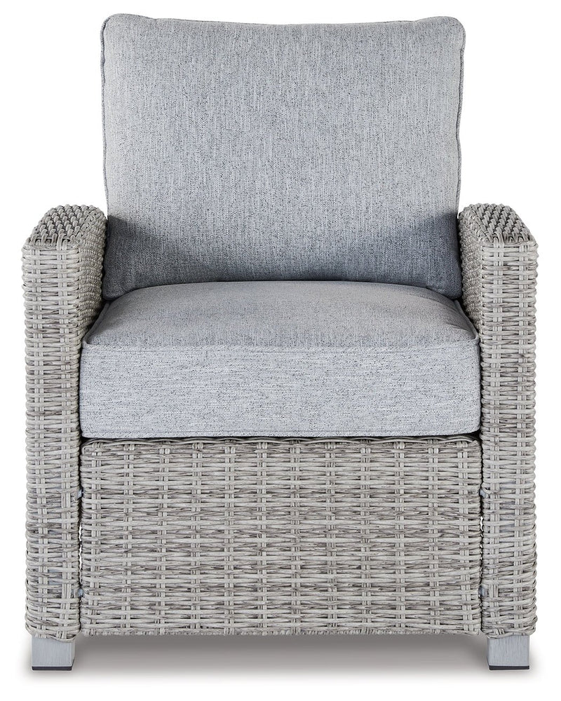 NAPLES BEACH Lounge Chair with Cushion - Gate FurnitureOutdoor Lounge Chair