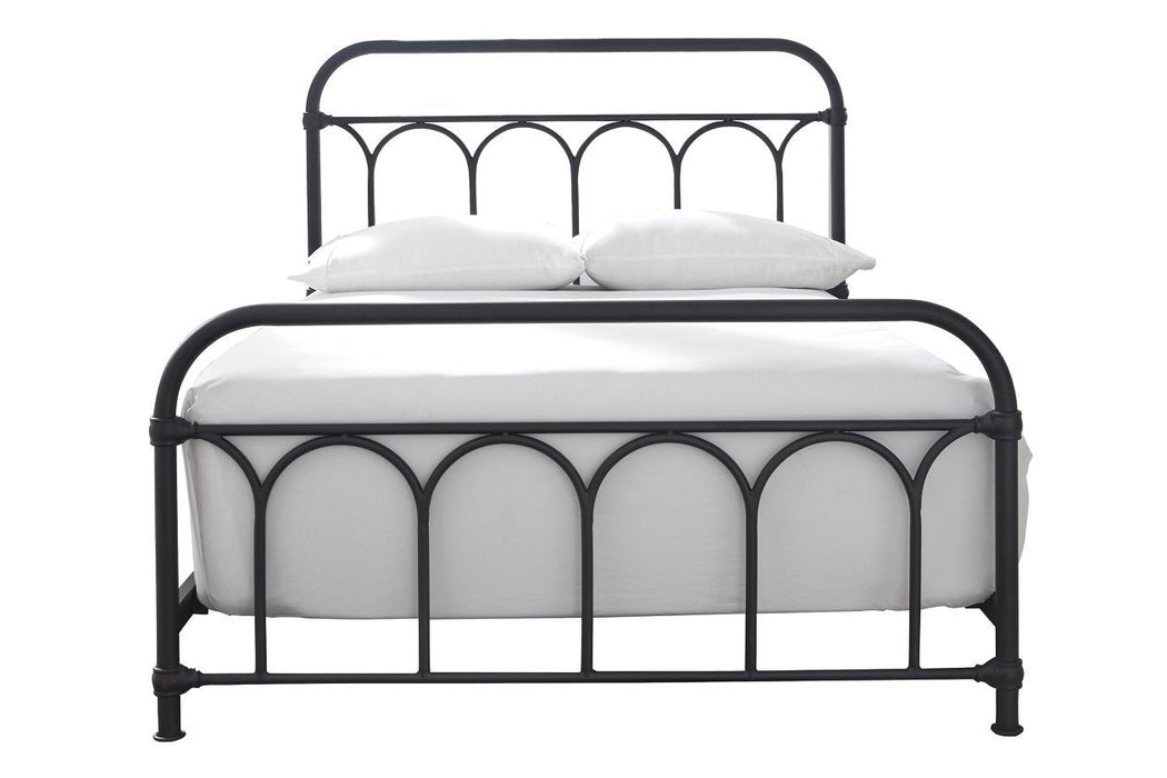Nashburg Black Full Metal Bed - B280-672 - Gate Furniture