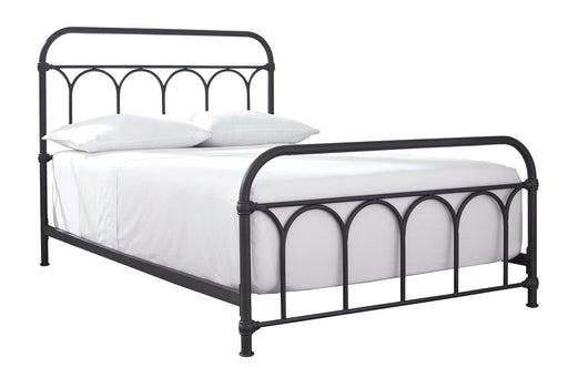 Nashburg Black Full Metal Bed - Gate FurnitureFull Bed