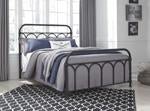 Nashburg Black Full Metal Bed - Gate FurnitureFull Bed