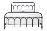 Nashburg Black Queen Metal Bed - Gate FurnitureQueen Bed