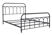 Nashburg Black Queen Metal Bed - Gate FurnitureQueen Bed