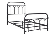 Nashburg Black Twin Metal Bed - Gate FurnitureTwin Bed