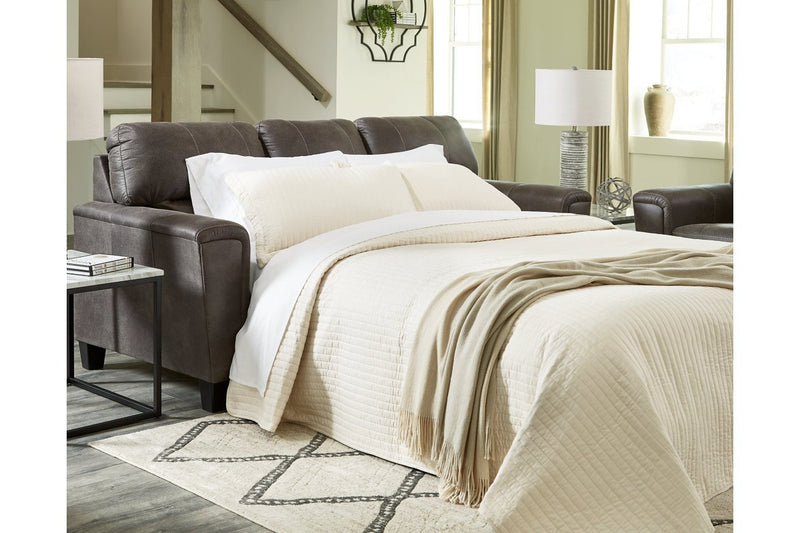 Navi Smoke Queen Sofa Sleeper - Gate FurnitureSleeper Sofa