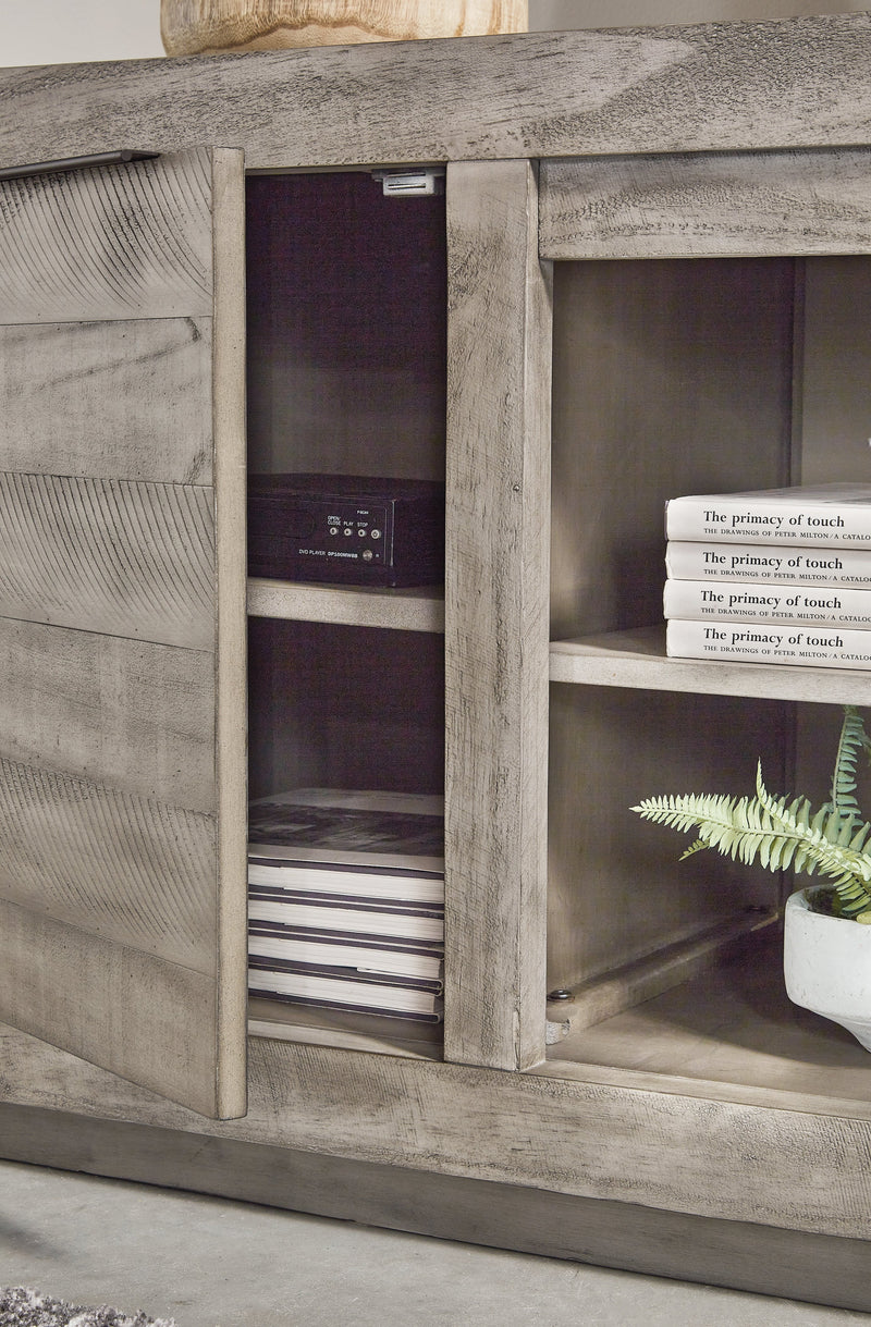 Naydell 92" TV Stand - Gate FurnitureTV Stand