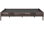 Neilsville Multi Gray Full Platform Bed - Gate FurnitureFull Bed