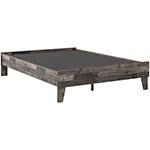 Neilsville Multi Gray Full Platform Bed - Gate FurnitureFull Bed