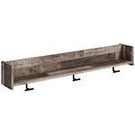 Neilsville Multi Gray Wall Mounted Coat Rack with Shelf - Gate FurnitureOther Products