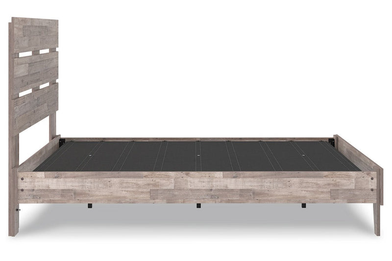 Neilsville Whitewash Queen Panel Platform Bed - Gate FurnitureQueen Bed