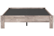 Neilsville Whitewash Queen Platform Bed - Gate FurnitureQueen Bed